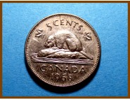 Канада 5 центов 1968 г.