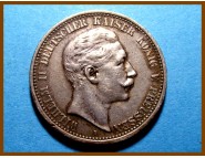 Германия. Пруссия 2 марки 1907 г. Серебро