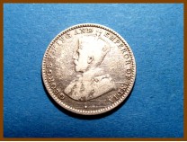 Цейлон 10 центов 1928 г. Серебро