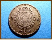 Швеция 1 крона 1948 г. Серебро