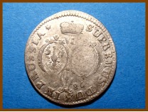Германия 6 грошей. Бранденбург 1686 г. Серебро