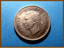 Канада 25 центов 1942 г. Серебро