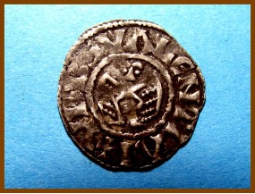 Денье Франция Валенсия Валанс 1180-1213 гг. Серебро