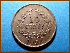 Саравак 10 центов 1934 г.