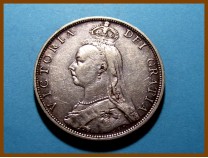 Великобритания флорин 1890 г. Серебро
