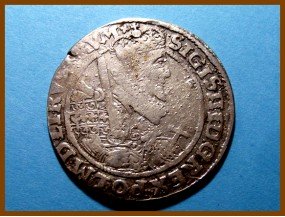 Польша Орт. Сигизмунд III. ВКЛ 1622 г. Серебро