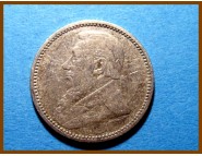 Южная Африка ЮАР 6 пенсов 1895 г. Серебро