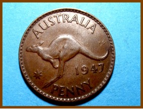Австралия 1 пенни 1947 г.