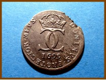 Швеция 5 эре 1699 г. Серебро