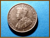 Стрейтс-Сетлментс 20 центов 1919 г. Серебро