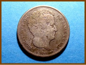 Дания 32 ригсбанкскиллинга 1842 г. Серебро