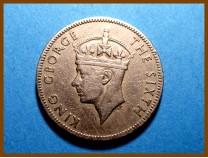 Британский Гондурас 25 центов 1952 г. Серебро