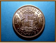 Великобритания 1 крона 1937 г. Серебро