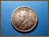 Канада 10 центов 1921 г. Серебро