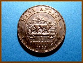 Восточная Африка 1 шиллинг 1923 г. Серебро