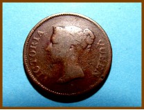 Восточно-Индийская Компания 1/4 цента 1845 г.