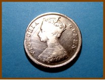 Гонконг 10 центов 1898 г. Серебро