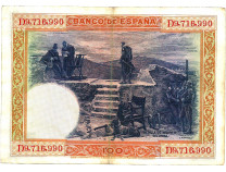 Испания 100 песет 1925 г. 