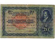 Швейцария Берн 20 франков 1942 г.