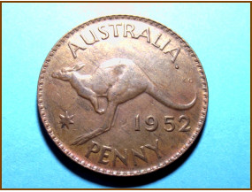Австралия 1 пенни 1952 г.