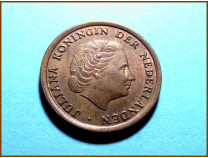 Нидерланды 1 цент 1966 г.