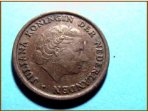 Нидерланды 1 цент 1956 г.