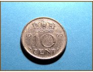 Нидерланды 10 центов 1969 г.