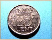 Нидерланды 25 центов 1978 г.