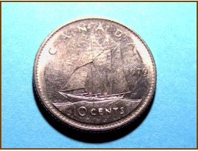 Канада 10 центов 1979 г. 