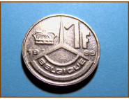 Бельгия 1 франк 1989 г.