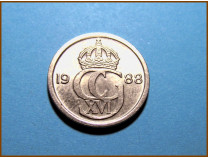 Швеция 10 эре 1988 г.