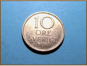Швеция 10 эре 1973 г.