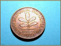 Германия 2 пфеннига. 1971 г. 