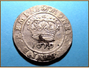  Богемия, 24 крейцера 1619 г. Куттенберг  Серебро