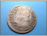 Германия Силезия 3 крейцера 1662 г. Серебро