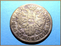 Германия Гамбург 4 шиллинга 1727 г. Серебро