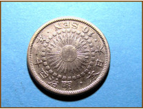 Япония 10 сен 1908 г. Серебро