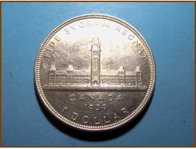Канада 1 доллар 1939 г. Серебро