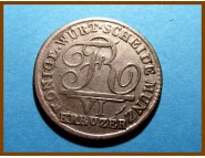 Германия Вюртемберг 6 крейцеров 1809 г. Серебро