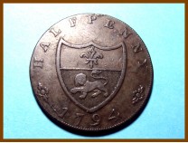 Великобритания Токен 1/2 пенни Ланкастер 1794 г.