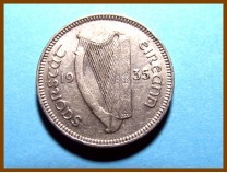 Ирландия 3 пенса 1935 г.