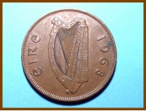 Ирландия 1 пенни 1968 г.