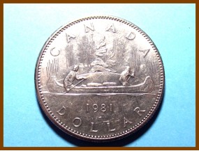 Канада 1 доллар 1981 г.