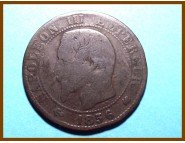 Франция 5 сантимов 1856 г. 