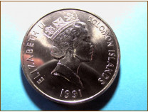   1 доллар. Соломоновы острова 1991 г.