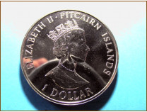  Остров Питкэрн 1 доллар 1989 г.