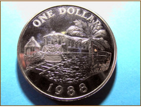 1 доллар. Бермуды 1988 г.