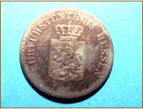 Германия 1 грош. Гессен-Кассель 1841 г. Серебро