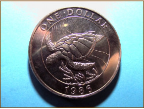 1 доллар. Бермуды 1986 г.