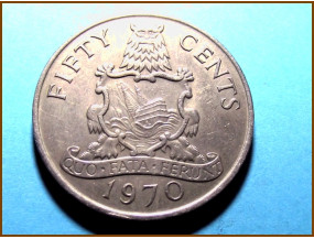 Бермуды 50 центов 1970 г.